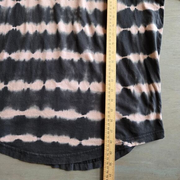 Los Angeles Reckless Womens Tie-Dye Stripe Logo T-Shirt Size M Streetwear - Picture 9 of 9